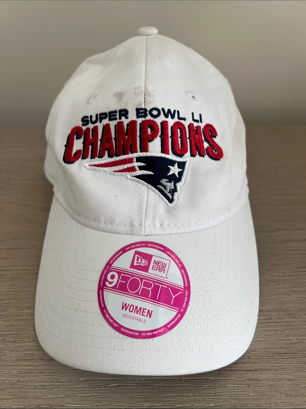 NWT New Era 9FORTY women’s Super Bowl LI champions hat New England Patriots